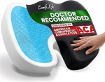 Premium Gel & Memory Foam Seat Cushion for Sciatica and Tailbone Relief