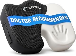 Office Chair Cushion for Coccyx and Lower Back Pain